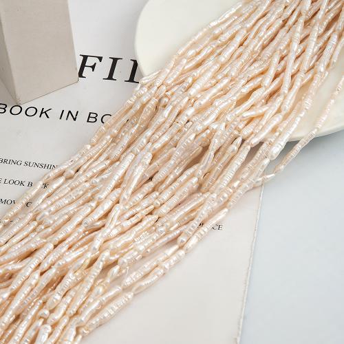 Pearl Fionnuisce Bead, Biwa, DIY, bán, 30x5mm, 12ríomhairí pearsanta/Snáithe, Díolta De réir Snáithe