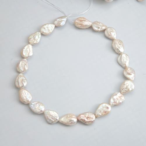 Pearl Fionnuisce Bead, Teardrop, DIY, bán, 22x15mm, Díolta De réir Snáithe