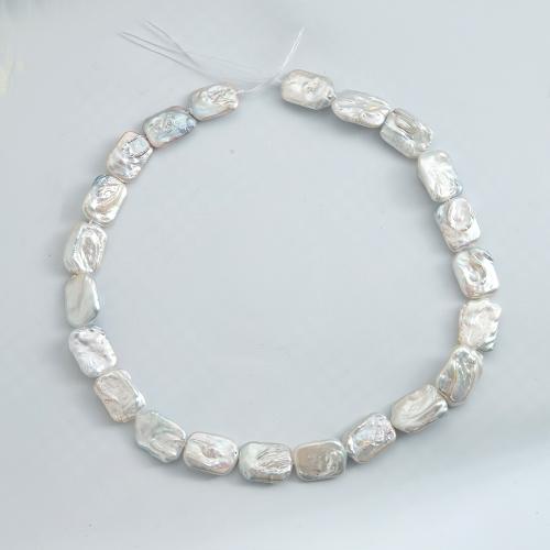 Pearl Fionnuisce Bead, Cearnóg, DIY, bán, 18x13mm, 22ríomhairí pearsanta/Snáithe, Díolta De réir Snáithe