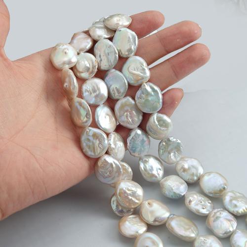 Pearl Fionnuisce Bead, Bonn, DIY, bán, 18x16mm, 21ríomhairí pearsanta/Snáithe, Díolta De réir Snáithe
