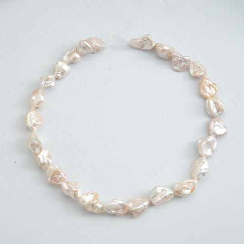 Cultured Baroque Freshwater Pearl Beads irregular DIY white Sold By Strand