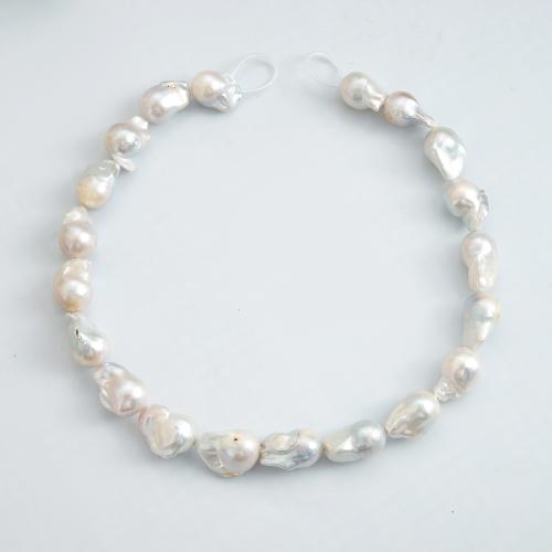 Pearl Fionnuisce Bead, Bharócach, DIY, bán, 24x15mm, 23ríomhairí pearsanta/Snáithe, Díolta De réir Snáithe