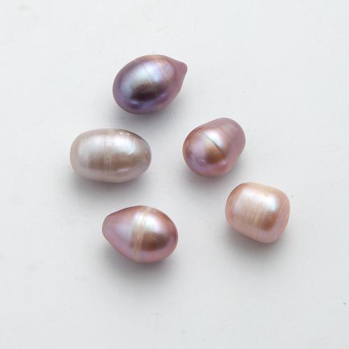 Perlas cultivadas de agua dulce Abalorio, Patata, sin agujero, más colores para la opción, 9x8mm, Vendido por UD