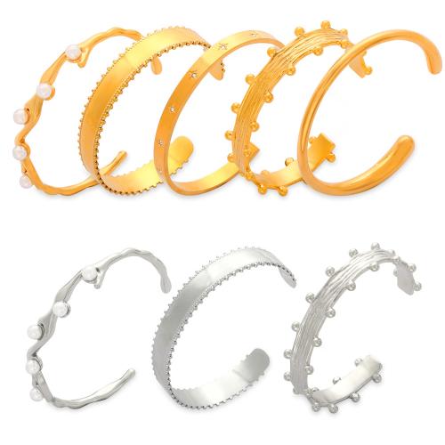 Bracelet en acier inoxydable, Acier inoxydable 304, Placage, bijoux de mode & styles différents pour le choix & pour femme, plus de couleurs à choisir, Vendu par PC