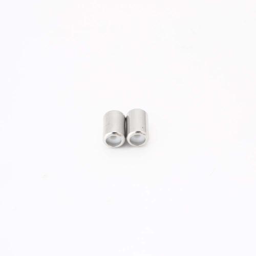 Perles de tube en acier inoxydable, Acier inoxydable 304, DIY, couleur originale, Vendu par PC