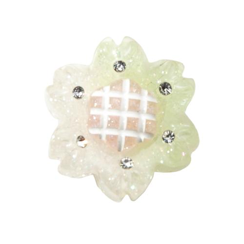 Resin Bead, Flower, sprøjtestøbning, du kan DIY, flere farver til valg, 16.60x8.65x18.10mm, Solgt af PC