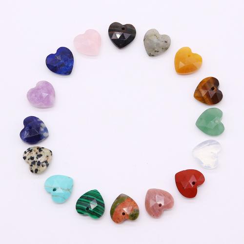 pietra preziosa pendente, Cuore, DIY, nessuno, 12x12mm, Venduto da PC