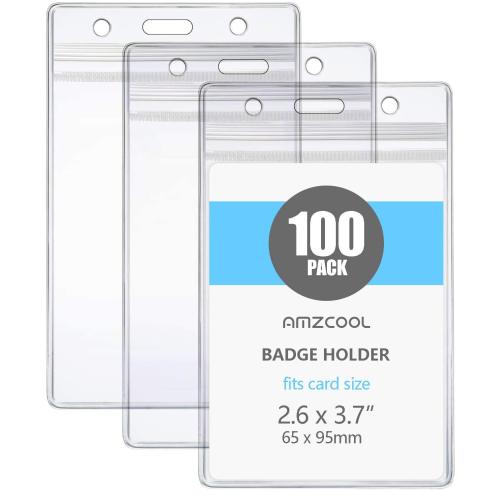 plastique PVC Titulaire de la carte, rectangle, unisexe & styles différents pour le choix & imperméable, transparent, 113x68mm, Vendu par PC