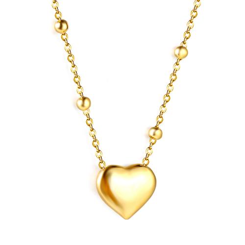 Stainless Steel Jewelry Necklace 304 Stainless Steel 18K gold plated fashion jewelry & for woman Sold By PC