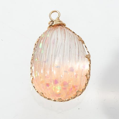 Brass Pendant with Resin Teardrop plated DIY & epoxy gel nickel lead & cadmium free Sold By PC