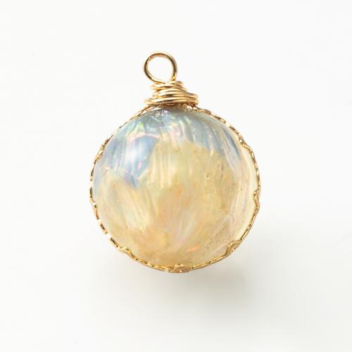 Brass Pendant with Resin plated DIY & epoxy gel nickel lead & cadmium free Sold By PC