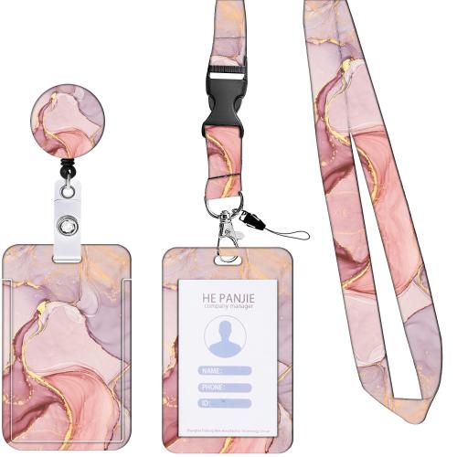 Lanyard-Kartenhalter, Polyester, mit Kunststoff, Tragbar & unisex, keine, verkauft von PC