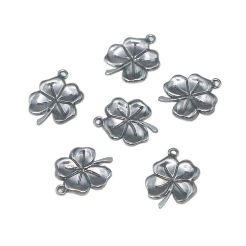 Pendants Jewelry Cruach dhosmálta, 304 Cruach dhosmálta, Ceithre Leaf Seamair, plátáilte, DIY, airgid, Díolta De réir PC