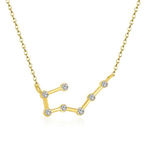 acero inoxidable 304 colgante, 12 Signos del Zodíaco, enviado al azar & Bricolaje & con diamantes de imitación, más colores para la opción, pendant length 15-23mm, Vendido por UD