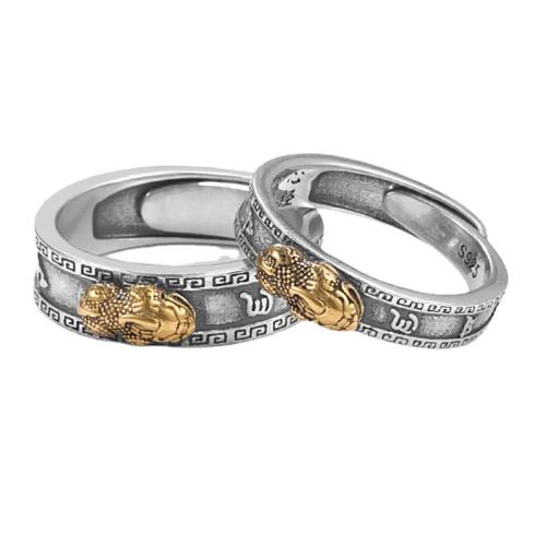 Ορείχαλκος Ζεύγος Ring, Fabulous Άγρια Beast, επιχρυσωμένο, Vintage & ρυθμιζόμενο & διαφορετικά στυλ για την επιλογή & για ζευγάρι, Sold Με PC