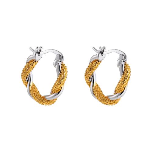 Stainless Steel Lever Back Earring 304 Stainless Steel plated fashion jewelry & for woman & with rhinestone Sold By Pair