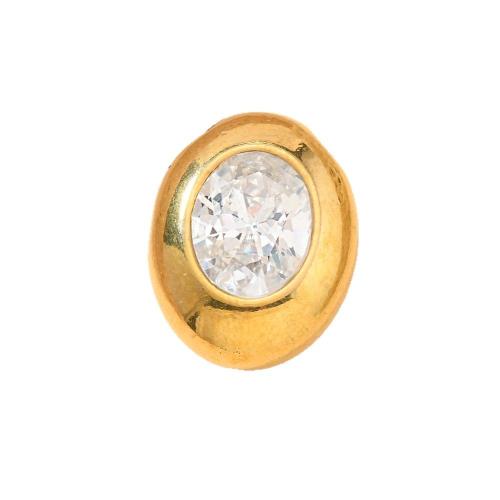 Kubiskt Zirconia hänge, 304 rostfritt stål, plated, DIY & micro bana cubic zirconia, fler färger för val, Säljs av PC