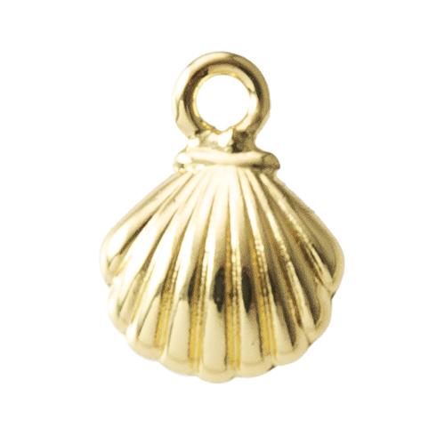 Brass Jewelry Pendants Shell plated fashion jewelry nickel lead & cadmium free Sold By PC