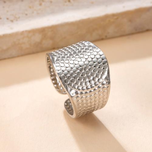 Cruach dhosmálta Fáinne Blaisíní, 304 Cruach dhosmálta, plátáilte, jewelry faisin & unisex & stíleanna éagsúla do rogha, dath bunaidh, Díolta De réir PC