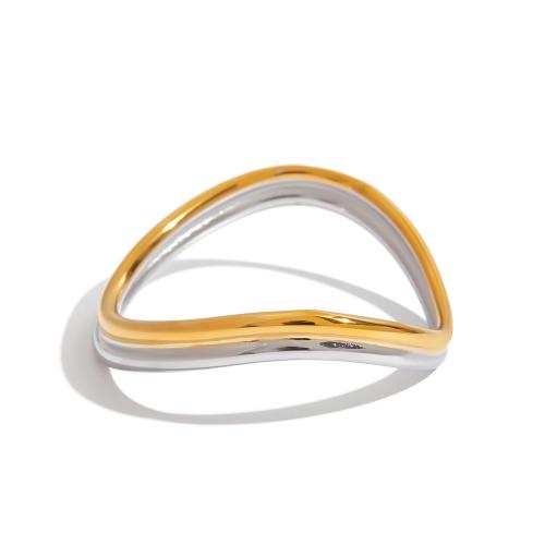 Bracelet en acier inoxydable, Acier inoxydable 304, Placage, bijoux de mode & pour femme & deux tons, Vendu par PC
