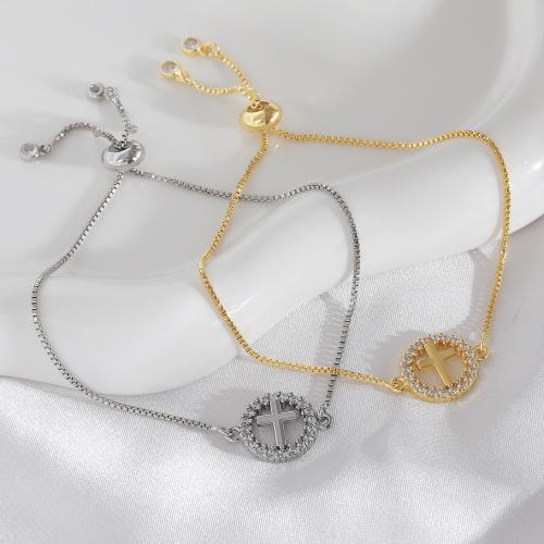 Brass Rannekorut, Messinki, päällystetty, Unisex & Micro Pave kuutiometriä zirkonia & ontto, enemmän värejä valinta, Myymät PC