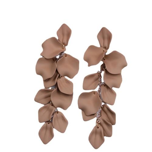 Acrylic Jewelry Earring Brass with Acrylic fashion jewelry & for woman Sold By Pair