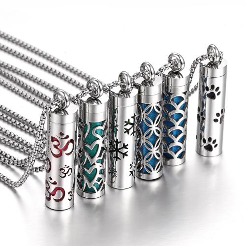 304 Cruach dhosmálta Muince cumhartheiripe, Buidéal chumhrán, plátáilte, jewelry faisin, dathanna níos mó le haghaidh rogha, 100ríomhairí pearsanta/Mála, Díolta De réir Mála