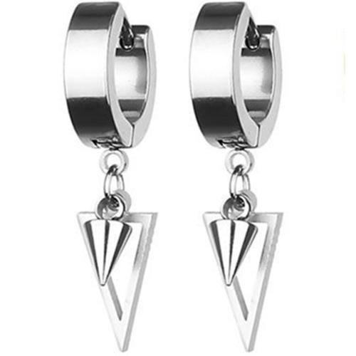 Cruach dhosmálta Buail Earring, 304 Cruach dhosmálta, plátáilte, jewelry faisin & do bhean, dathanna níos mó le haghaidh rogha, 40x90mm, Díolta De réir Péire