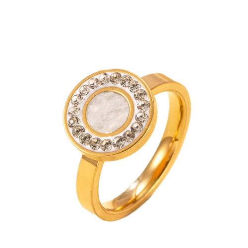 Rhinestone na Cruach dhosmálta Fáinne Blaisíní, 304 Cruach dhosmálta, le Aicrileach, plátáilte, méid éagsúla do rogha & do bhean & le rhinestone, órga, Díolta De réir PC