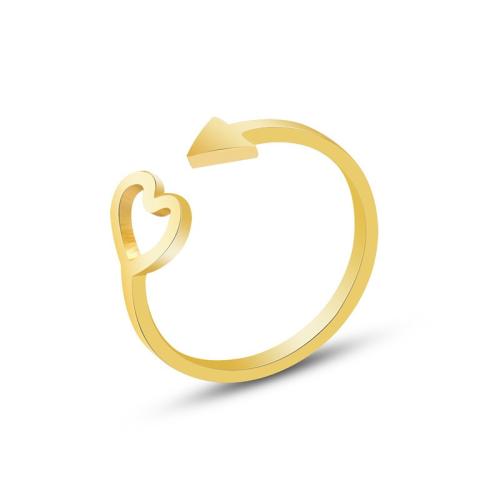 Titanium Steel Finger Ring plated fashion jewelry & for woman Sold By PC