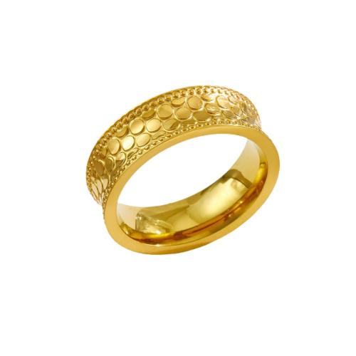 Rozsdamentes acél Finger Ring, 304 rozsdamentes acél, galvanizált, divat ékszerek & különböző méretű a választás & a nő, több színt a választás, Által értékesített PC