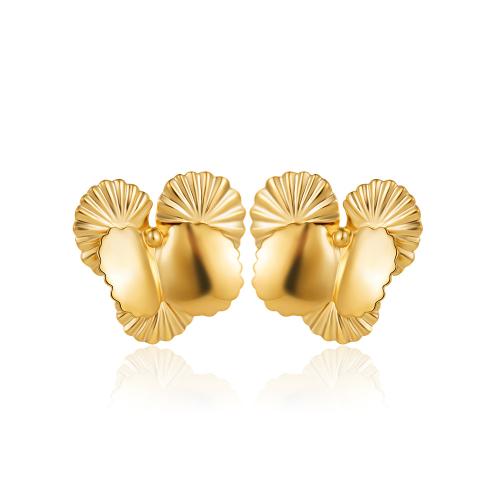 Prás Graí Earring, 18K ór plátáilte, jewelry faisin & do bhean, Díolta De réir Péire