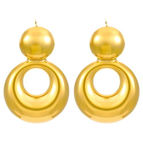 Boucle d'oreille de gaujon en acier inoxydable, Acier inoxydable 304, avec turquoise & plastique, Placage, bijoux de mode & pour femme, plus de couleurs à choisir, Vendu par paire