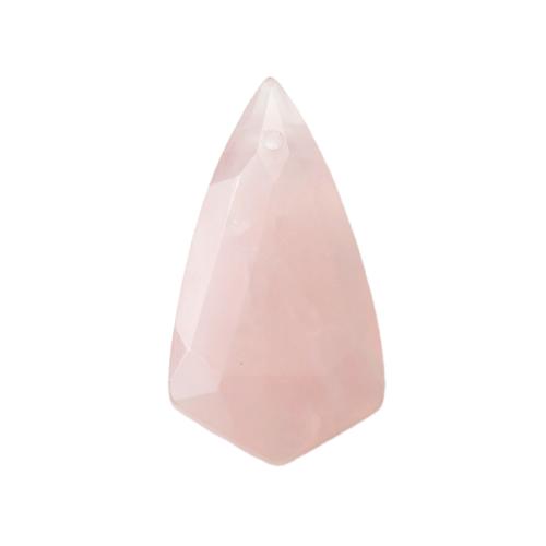 Gemstone Medálok Ékszer, Strawberry Quartz, DIY, rózsaszín, 16.50x6.36x29.60mm, Által értékesített PC