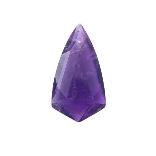 Gemstone Medálok Ékszer, Ametiszt, DIY, lila, 16.50x6.36x29.60mm, Által értékesített PC