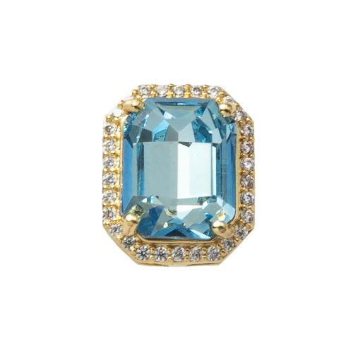 Cubic Zirconia Micro Pave Brass Beads plated DIY & micro pave cubic zirconia nickel lead & cadmium free Sold By PC