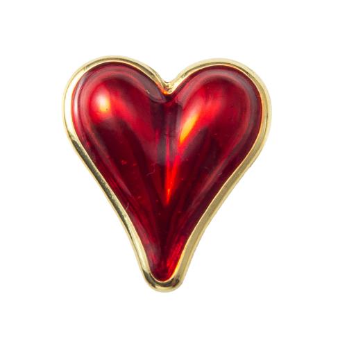 Brass Stud Earring with Glass plated fashion jewelry red nickel lead & cadmium free Sold By PC