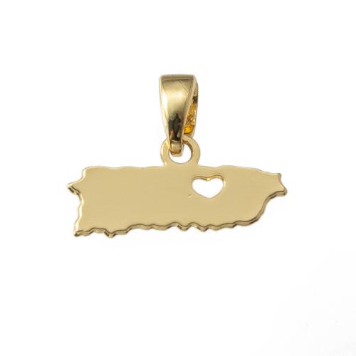 Brass Korut Riipukset, Messinki, päällystetty, muoti korut, kultainen, nikkeli, lyijy ja kadmium vapaa, 15.20x0.53x11.70mm, Myymät PC