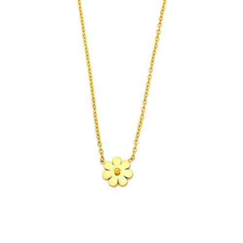 Roestvrij staal halskettingen, 304 roestvrij staal, 18K verguld, mode sieraden & voor vrouw, Lengte Ca 45 cm, Verkocht door PC