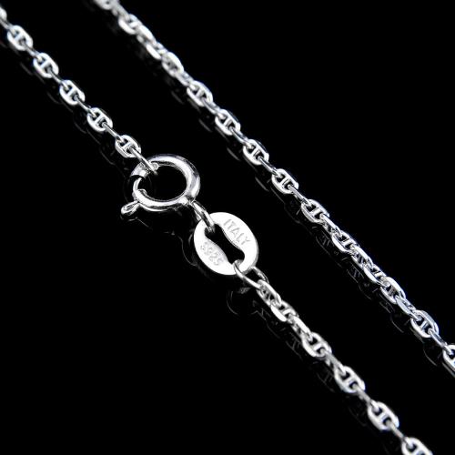 925 Sterling Silver Necklace Chain & for woman Sold By PC