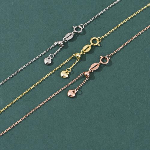 925 Sterling Silver Chains cross chain & adjustable & for woman Sold By PC