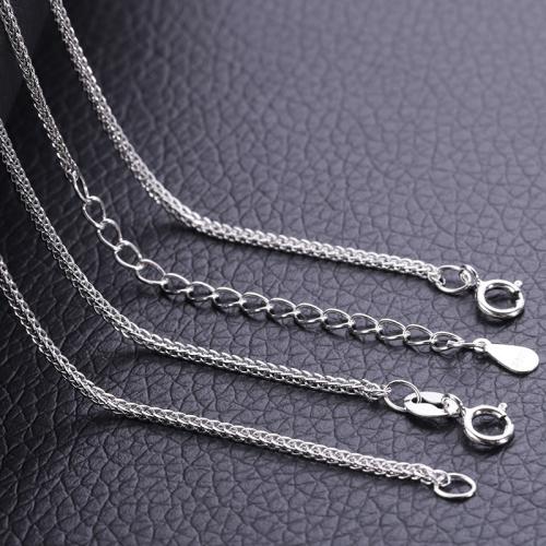 925 Sterling Silver Chains chopin chain silver color Sold By PC