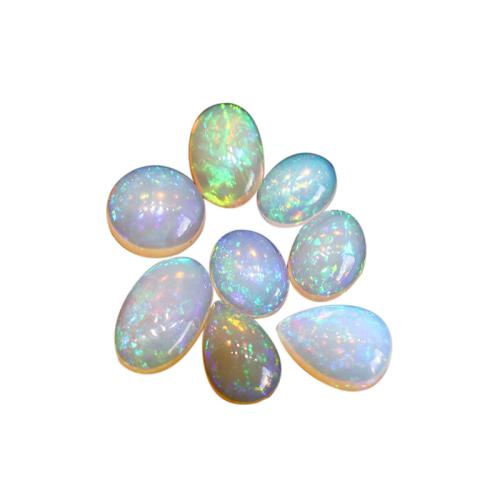 Gemstone Cabochons, Opaal, DIY & verschillende grootte voor keus, meer kleuren voor de keuze, Verkocht door PC