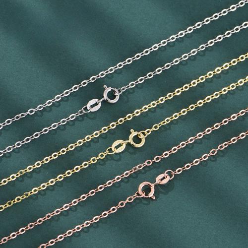 925 Sterling Silver Ogrlica lanac, različite veličine za izbor, više boja za izbor, Prodano By PC