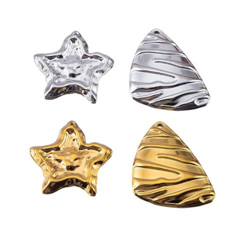 Roestvrij stalen sieraden Hangers, 304 roestvrij staal, plated, DIY & verschillende stijlen voor de keuze, meer kleuren voor de keuze, 5pC's/Bag, Verkocht door Bag