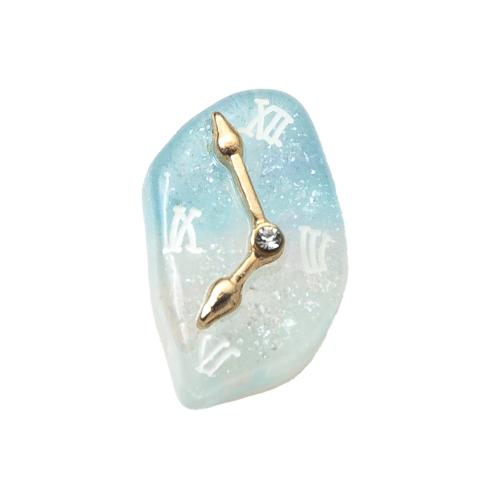 Grânulos de jóias de resina, with cobre, Quadrado, DIY & com strass, Mais cores pare escolha, 10.38x7.60x17.30mm, Buraco:Aprox 1.2mm, vendido por PC