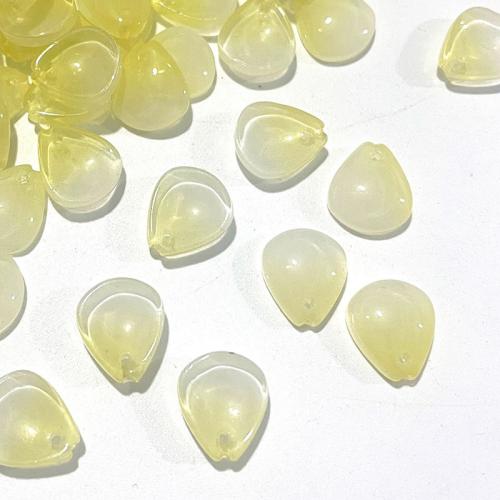 Handgemaakte Lampwork Beads, Bloemblaadjes, DIY, Willekeurige kleur, 10x12mm, Verkocht door PC