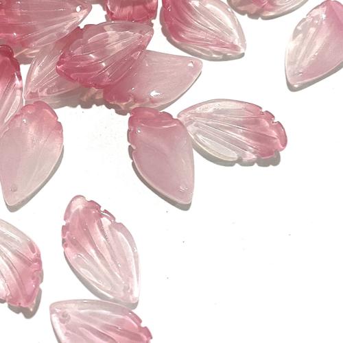 бусины Lampwork ручной работы, Лэмпворк, Лепестки, DIY, Случайный цвет, 12x17mm, продается PC