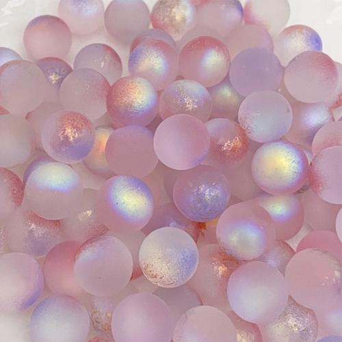 Ruční Lampwork korálky, Vinuté, Kolo, DIY & bez otvoru, Náhodná barva, 12mm, Prodáno By PC