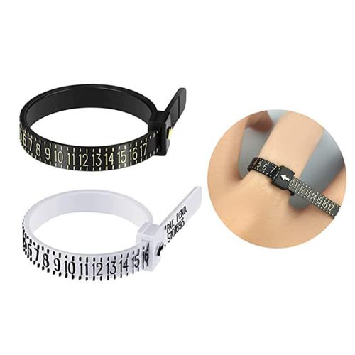 PU Leather Ring measurement tools Approx 4.6 Inch  Sold By PC
